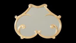 Liberty Woman Frame Mirror - Gold-Tone