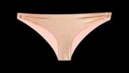 Glitter Hoop-Side Bikini Bottoms - Gold-Tone