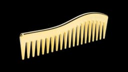 Wide Tooth Comb - Gold