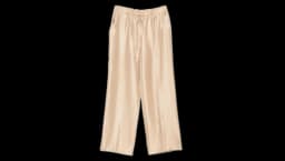 Drawstring Trousers - Gold-Tone
