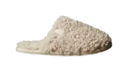 Faux Shearling Sherpa Slippers - Marshmallow