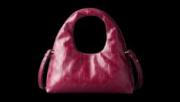 Puffer Emblem Logo Small Bag - Pink