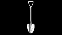 Large Mom's Ice Cream Shovel - Silver