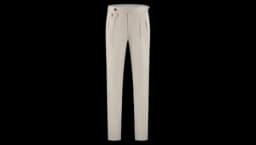 Button-Embellishment Trousers - Beige