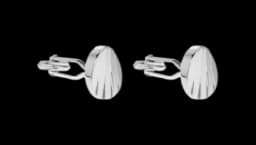 Polish-Finish Cufflinks - Silver-Tone