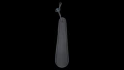 Embossed Logo Shoe Horn - Black