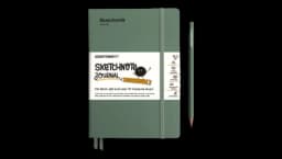 Sketchnote Journal Medium (A5) - Olive, English