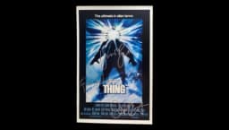 Signed The Thing 11x17 Movie Poster COA By Three Actors