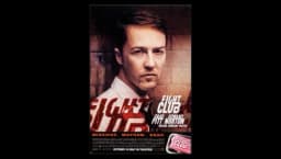 Fight Club 12x18 Movie Poster Signed By Director David Fincher Beckett BAS COA