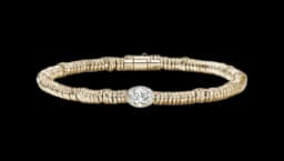 Lovestruck Heishi Diamond Bracelet - 14K Gold
