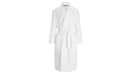 Monogram Linen Robe Purple Label - White