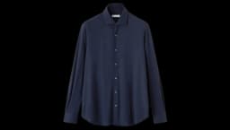 Andrew Shirt Cashmere, Silk - Ombre Blue