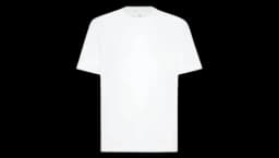 Short-Sleeve Crew-Neck T-Shirt - White/Light Grey