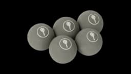 Beach Bat Balls - Grey