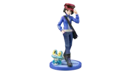 Calem With Froakie Statue