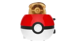 Pokémon Pokeball Halo Toaster - Red/Black/White
