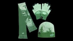 Leafeon Holiday Knit Accessories Bundle - Green