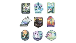 Explore Pokémon Stickers (9-Pack)