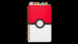 Pokeball Starters Spiral Tabbed Notebook