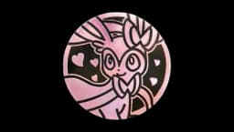 Pokémon Coin Collection Vol.2: Pink Mirror Foil Sylveon Coin