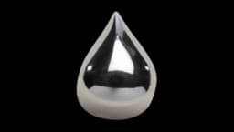 Pokémon Jewelry - Charms: Cascade Badge Sterling Silver Bead Charm