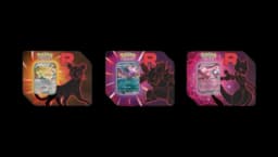 2025 Pokémon Team Rocket Mewtwo Ex/Persian Ex/Nidoking Ex Tin Case Set