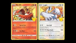 Celebration Card Lot - Lugia & Ho-oh Legendary Holo Foil (022/025 & 001/027)