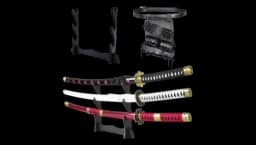 Carbon Steel Roronoa Zoro Swords 3-Piece Set