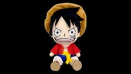Monkey D. Luffy Sitting Plush 8"