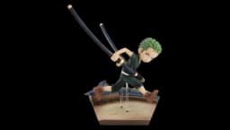 Gem Ser Roronoa Zoro Run Figure