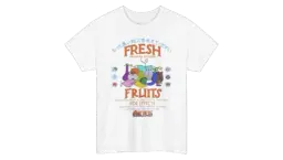 Fresh Fruits T-Shirt - White/Multicolor