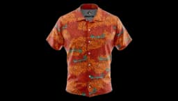 Mera Mera No Mi Luffy Devil Fruit Hawaiian Shirt - Multicolor