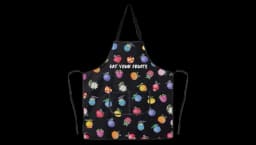 Devil Fruits Kitchen Apron - Black/Multicolor