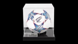 Zlatan Ibrahimovic Official UCL Signed Football In Acrylic Case