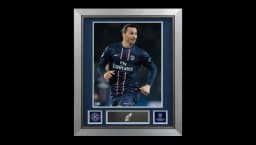 Zlatan Ibrahimovic Official UCL Signed Plaque & Photo Frame