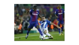 Ousmane Dembele Autographed Photo 11x14 Beckett BAS COA 1C