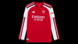 Premier League Champions Long Sleeved Authentic Home Shirt - Red/White/Gold