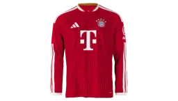 Long-Sleeve Jersey Home 26-27 - Red/White
