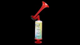 Hand-Push Football Air Horns for Stadium Cheering, 2-Pack