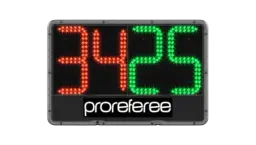 LED Soccer Sport Substitution Board with Travel Case - Double Sided
