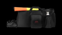 Waterproof Referee Bag - Black/Red