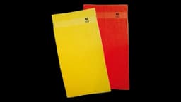 Yellow & Red Card Beach Towel Set