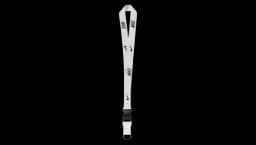 Logo Lanyard - White/Black