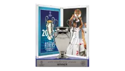 Andrea Pirlo Official UCL Signed 3D Mini Replica Trophy on Stand: 2007 Winner