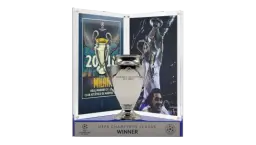 Luka Modric Official UCL Signed 3D Mini Replica Trophy on Stand: 2016 Winner
