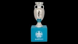 Official EURO 2020 3D Mini Replica Trophy On Pedestal