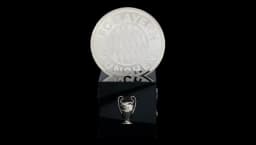 Acrylic Block Trophy With Logo Coin