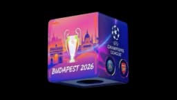 UEFA Champions League Microphone Cube - Blue/White