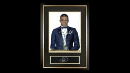 Kylian Mbappe Official Ballon d'Or Signed Plaque & Photo Frame: 2018 Kopa Trophy Winner