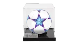 Didier Drogba Official UCL Signed Football In Acrylic Case